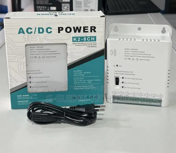 12v 10a CCTV Power Supply, 12v 10a Ac/Dc Power Supply 8ch · Photo 1
