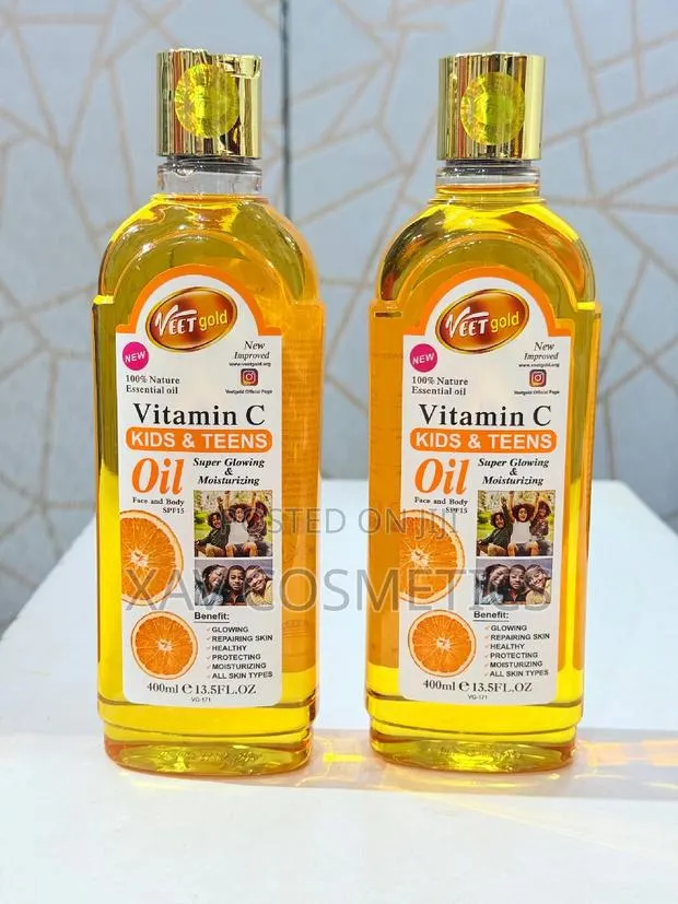 Veetgold Vitamin C Kids and Teens Super Glowing Body Oil · Photo 1