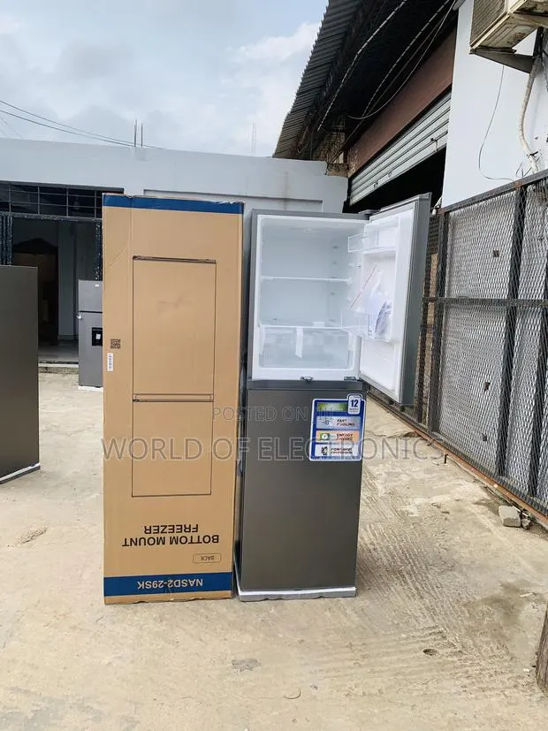 Text Us for Nasco 251 LTRS Double Door Bottom Mount Fridge( NASD2-29SK · Photo 1