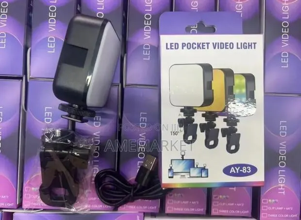 AY-83 Mini Portable RGB Full-Color LED Photography Selfie Light · Photo 1