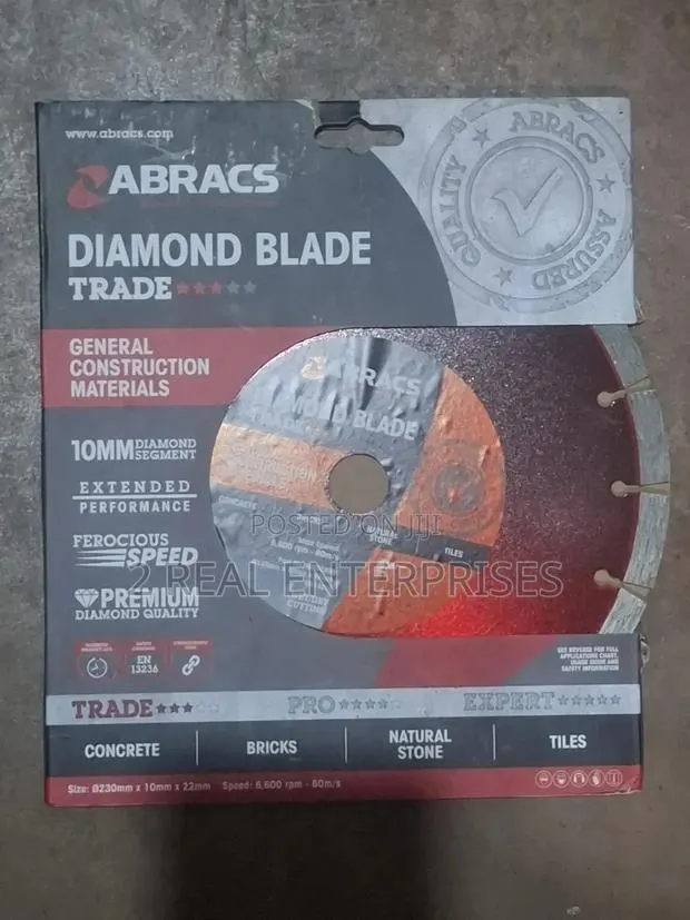 Abracs 230mm Trade Diamond Cutting Blade · Photo 1