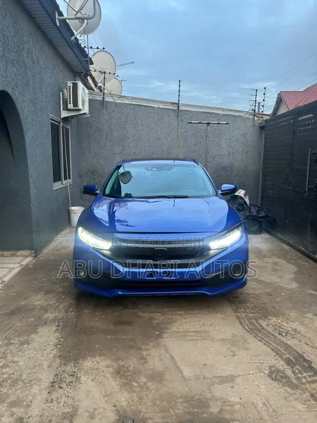 Honda Civic Touring Sedan 2018 Blue · Photo 1