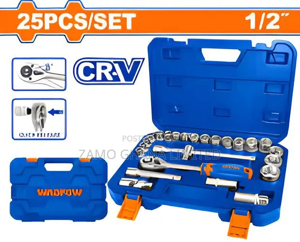 25 PCS 1/2" Socket Set - Wst2d25 · Photo 1