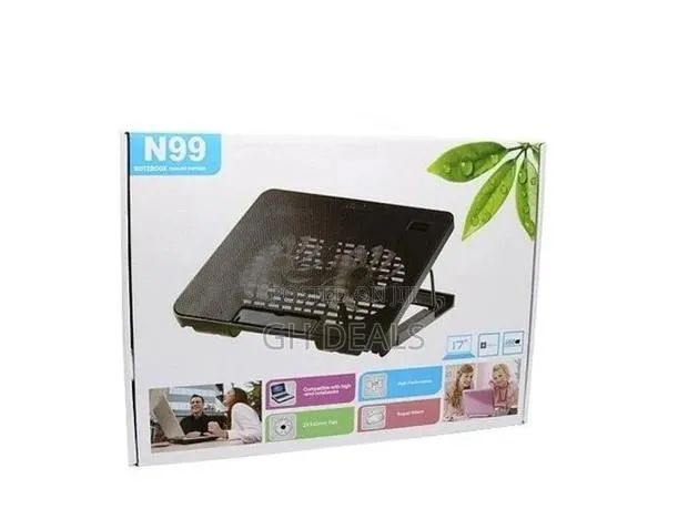 Laptop Cooler With Stand - Black · Photo 1