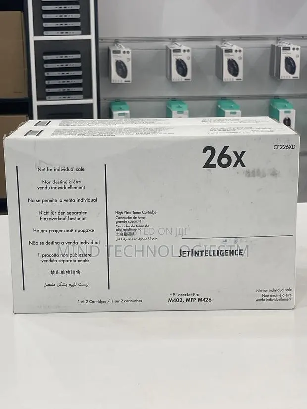 Original Hp 26x Black High-Yield Toner Cartridge (1-Pack) · Photo 1