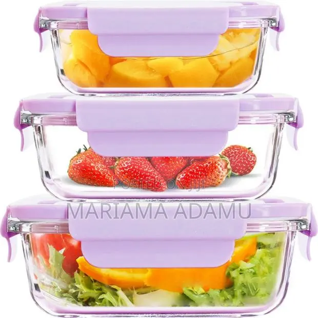 3pcs Glass Bowls Set · Photo 1