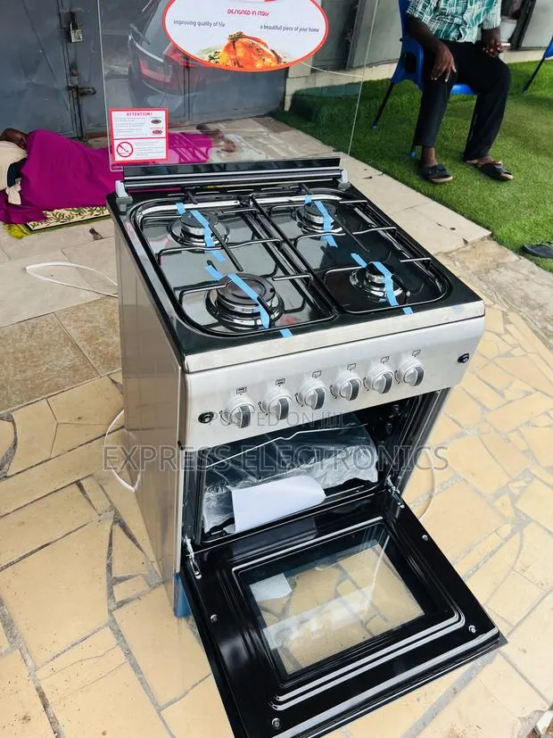 New Line 60/60 Sliver Best at Store Ferre Gas Cooker Oven Rotisserie · Photo 1