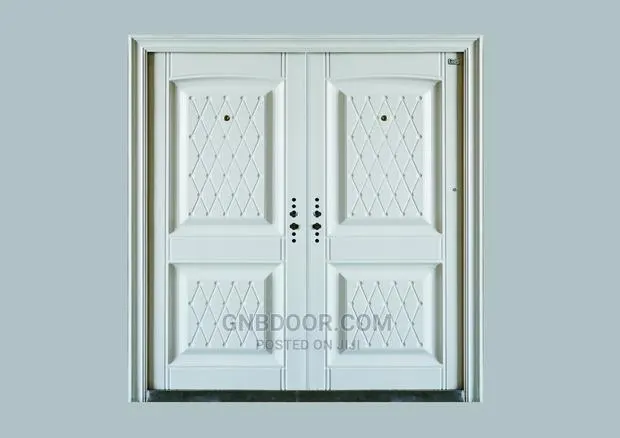 G87 White Color Double Door Security Door Turkish Metal · Photo 1