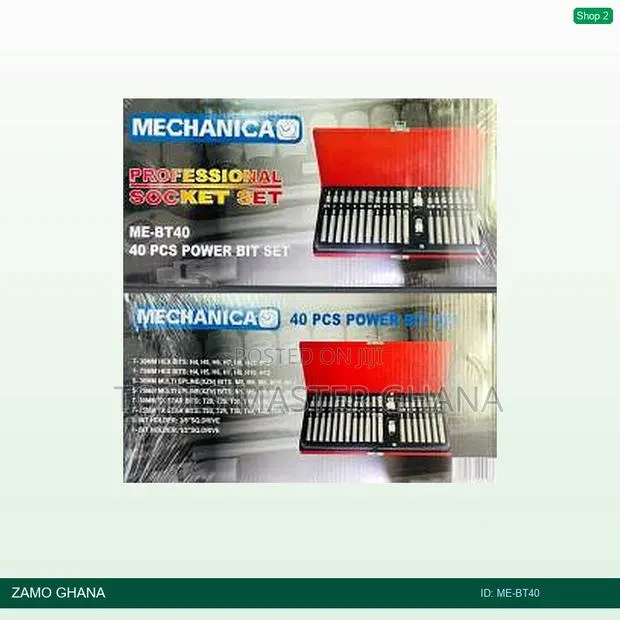 40pcs Power Bits Set Mechanica - Me-Bt40 · Photo 1