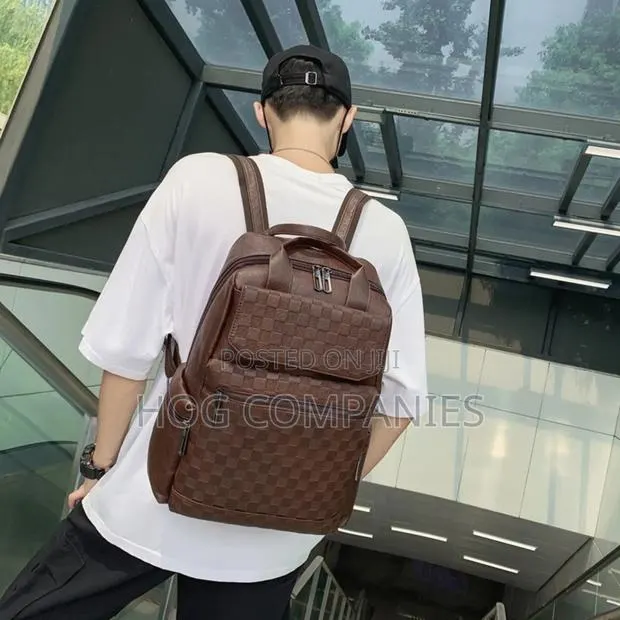 Quality Leather Laptop Travel Backpack School Bag · Photo 1