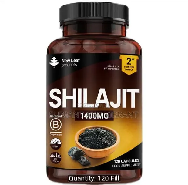 Shilijat 1400mg ,120 Capsules, Himalayan Shilijat With 60%fulvic Acid · Photo 1