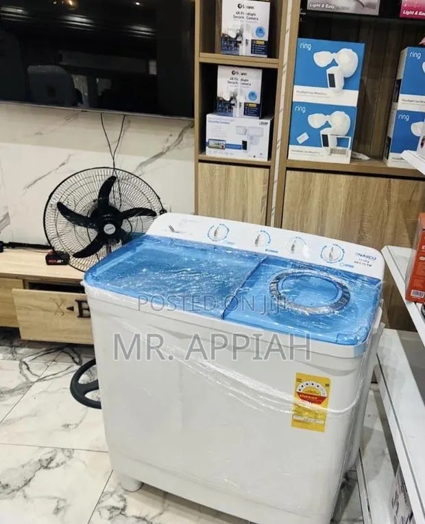 Get Authentic Nasco 15kg Semi-Auto Twin Top Washing Machine(White) · Photo 1
