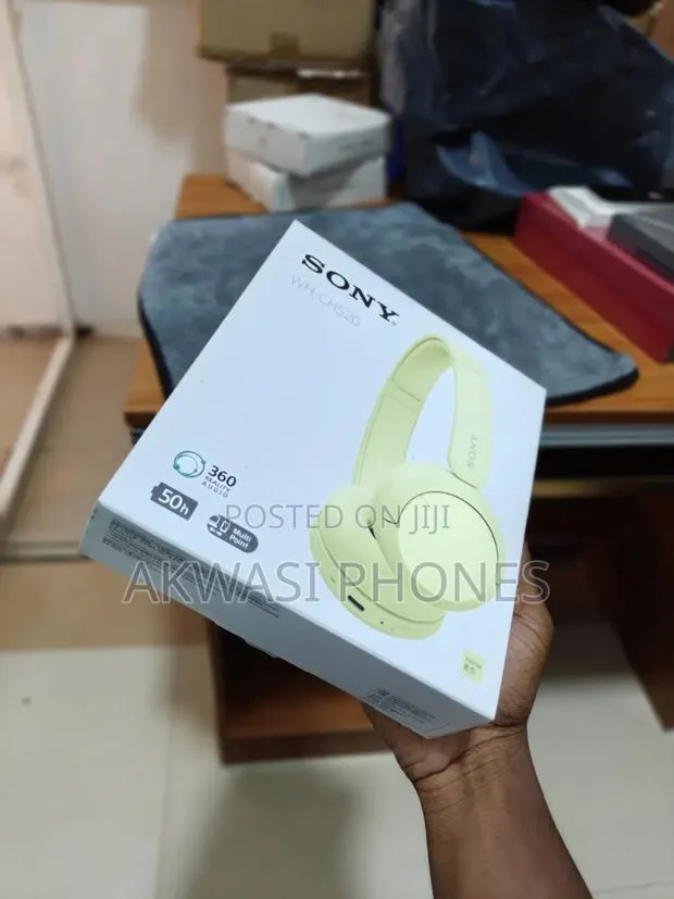 New Sony Headset Wh-Ch520 Yellow · Photo 1
