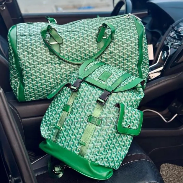 Luxury Goyard Travel Set Green · Photo 1