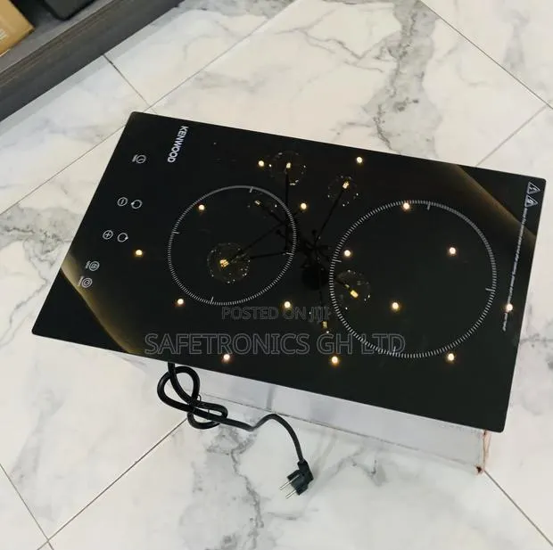 Fresh in Box >> Kenwood Inbuilt 2 Electric Countertop Hob Glass · Photo 1