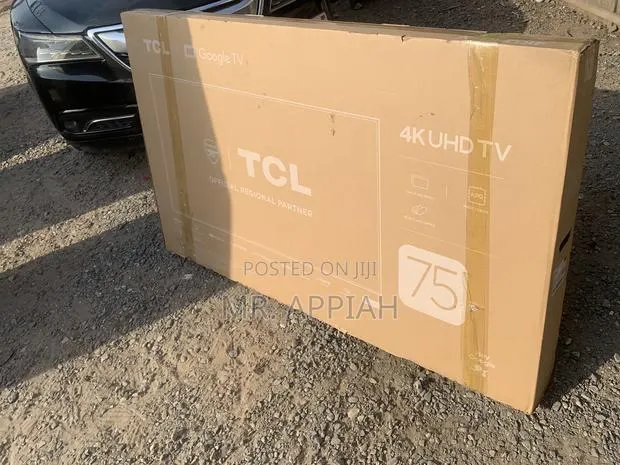 Sleek TCL 75p755 75 Inch Uhd 4k Smart Android Google TV(Black).. · Photo 1