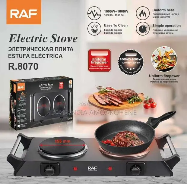 Electric Stove Double Cooktop · Photo 1
