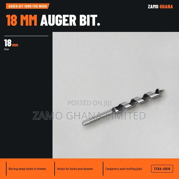 Auger Bit 18Mm for Wood - TERA-AB18 · Photo 1