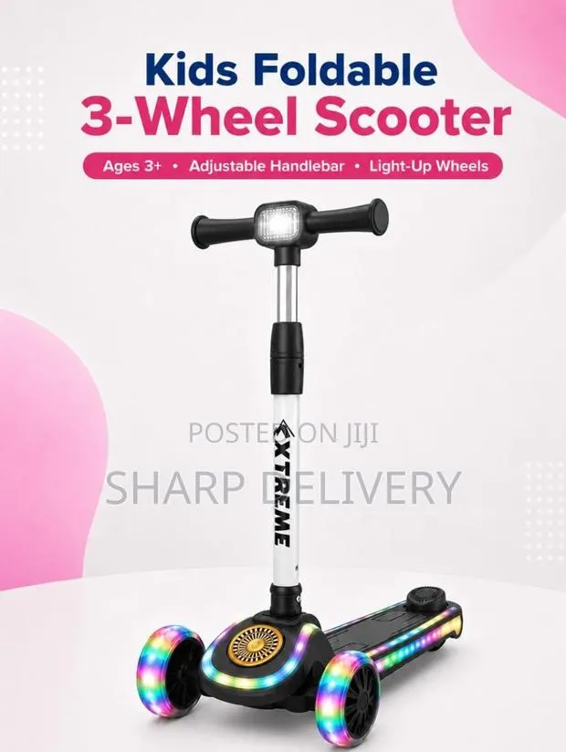 Kids Foldable 3-Wheel Scooter for Ages 3+ · Photo 3