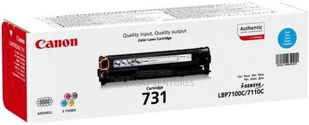 Canon 731 Toner Cartridge - Cyan · Photo 1