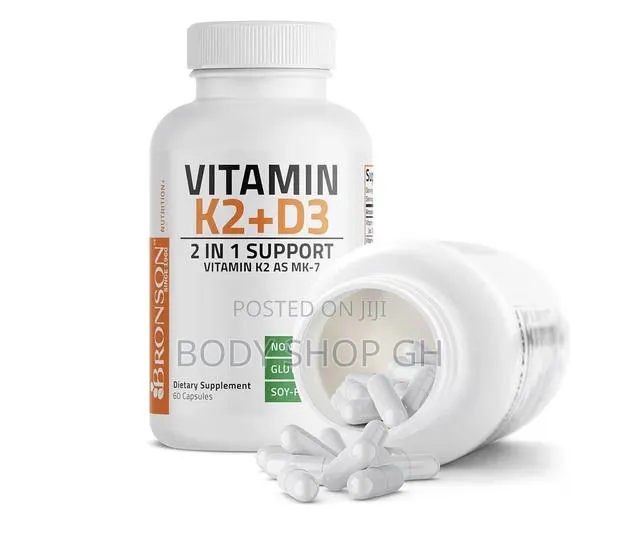 Vitamin K-2 (Mk7) With D3 Supplement Extra Strength 2 in 1 Support · Photo 1