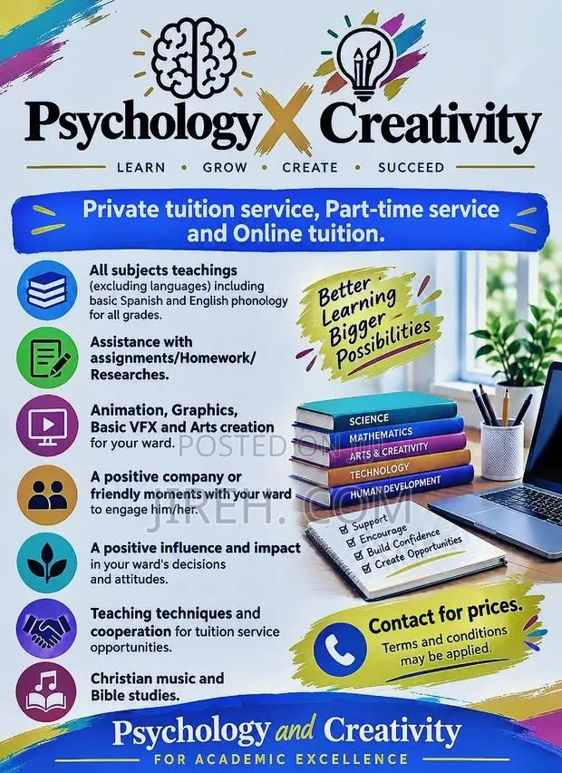 Private and Virtual (Online) Tutor · Photo 1