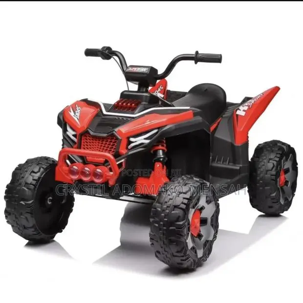 Rechargeable Kids Electric ATV Quad Bike – Red Black · Photo 1
