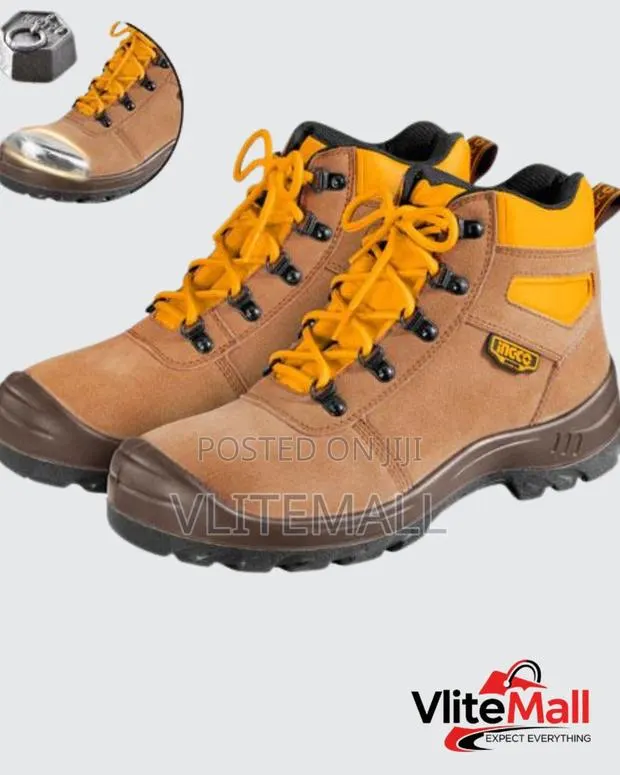 Ingco Ssh02sb Safety Boots – Brown · Photo 1