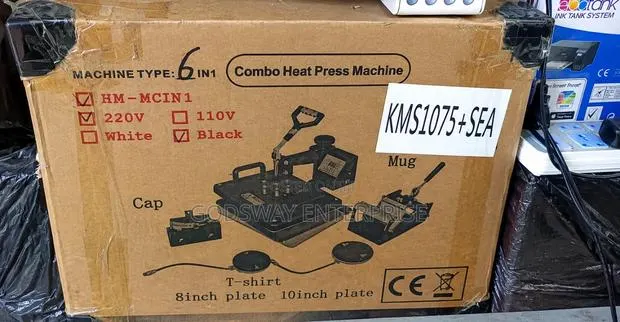 Exclusive 5-in-1 Heat Press Machine (With 6-in-1 Pen Press) · Photo 1