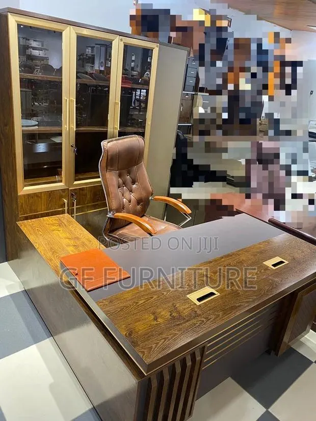 Director's Premium Executive Office Desk,Chair and Cabinet · Photo 1