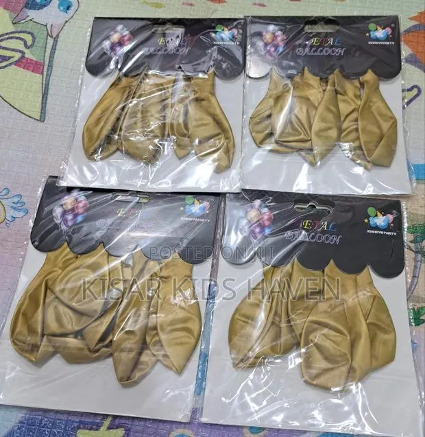5pcs Gold Balloons ( Price for 2 Packs ) · Photo 1
