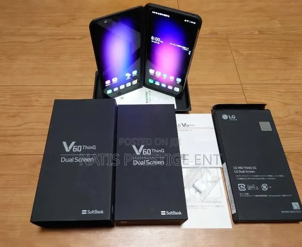 New LG V60 ThinQ 5G UW 128 GB Black · Photo 1