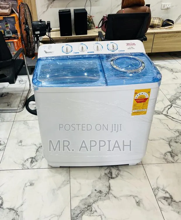 Check Out Original Zara 11kg Top Load Washing Machine(White). · Photo 1