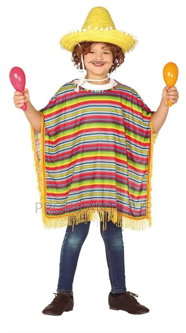 Mexican Serappe Poncho Costume · Photo 3