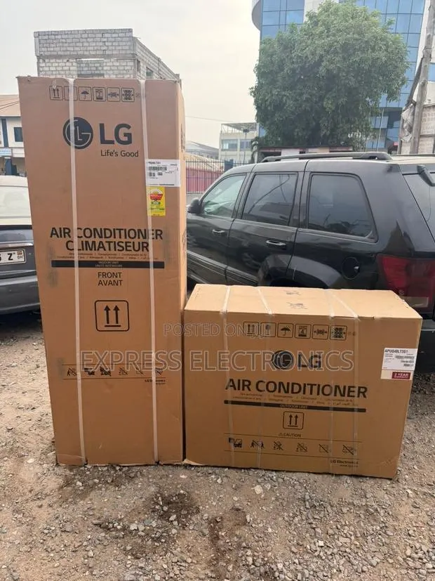 Newly Sealed in Box Lg 5hp Split R410 Gas Floor Standing · Photo 1