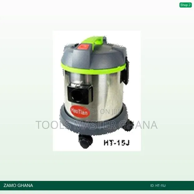Silent Mode 15l Stainless Steel Wet Dry Vacuum Cleaner Ital - Ht-15j · Photo 1