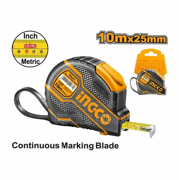 Steel Measuring Tape 10mx25mm - Hsmt0810 · Photo 1