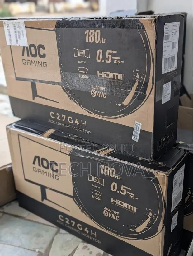 AOC 27 Inch Curved Gaming Monitor FHD 1920×1080 Monitor HDMI 2.0 180hz · Photo 1