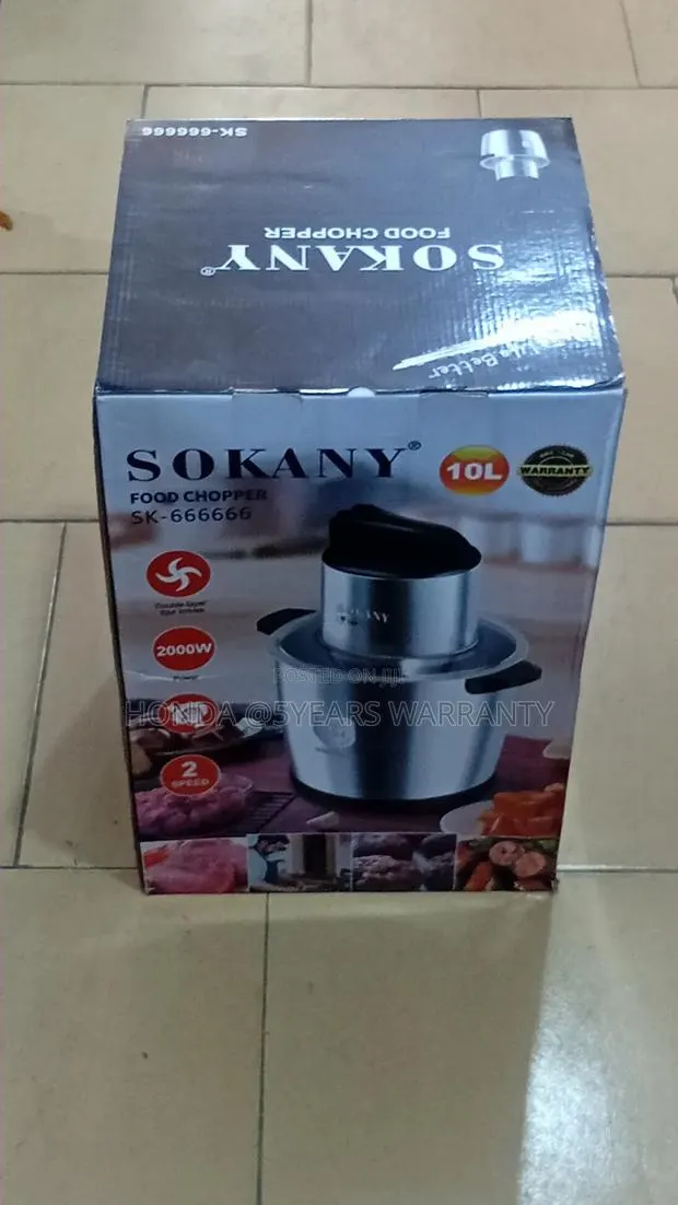 Sokany Electric Fufu Chopper – Strong Motor for Every Kitchen · Photo 1
