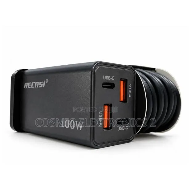 Regrsi NS-23 100W Fast Charger With Dual USB-A and Dual USB-C Ports