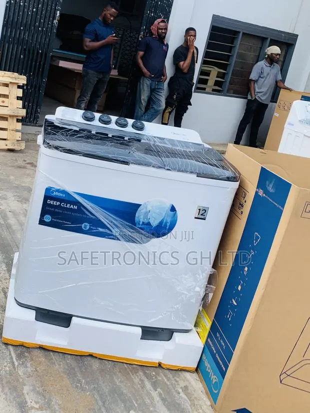 New Sleek Twin Tub Washing Machine 12Kg, White · Photo 1
