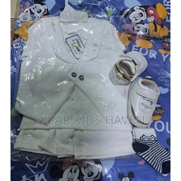 Perfect Baby Boy Christening Clothes With Shoe and Socks · Photo 1
