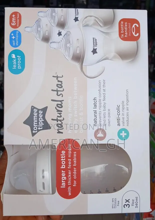 Tommee Tippee Natural Start Feeding Bottle, 3 Pack · Photo 2