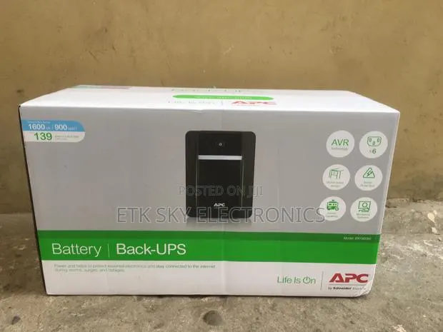 Apc Ups 1600va 900 Watts Easy Ups Bvx1600li-Gr · Photo 1