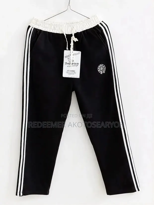 Men's Black , Blue Joggers Size 33 – Casual Track Pants · Photo 1