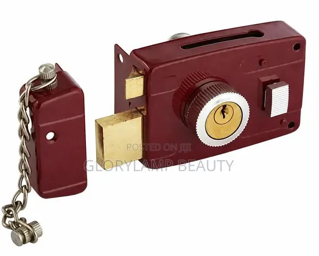 Heavy Duty Metal Rim Door Lock With Keys · Photo 1