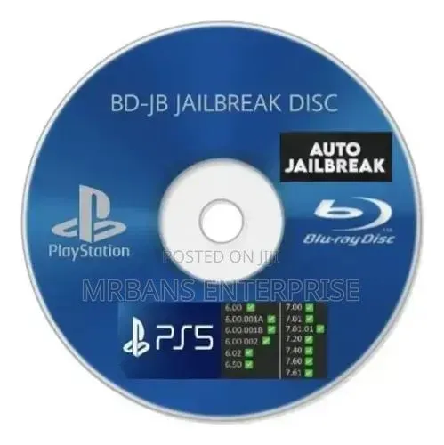 Ps5 Bd Jd Disc for Jailbreaking Playstation 5 12.00 and Below · Photo 1