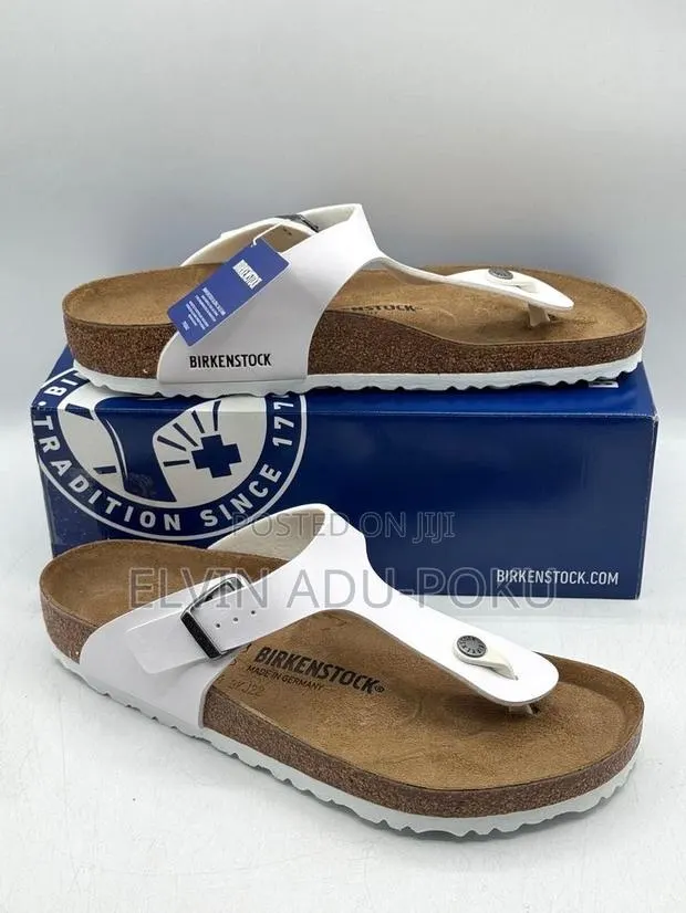 Birkenstock Gizeh Thong Sandals “ White “ · Photo 1
