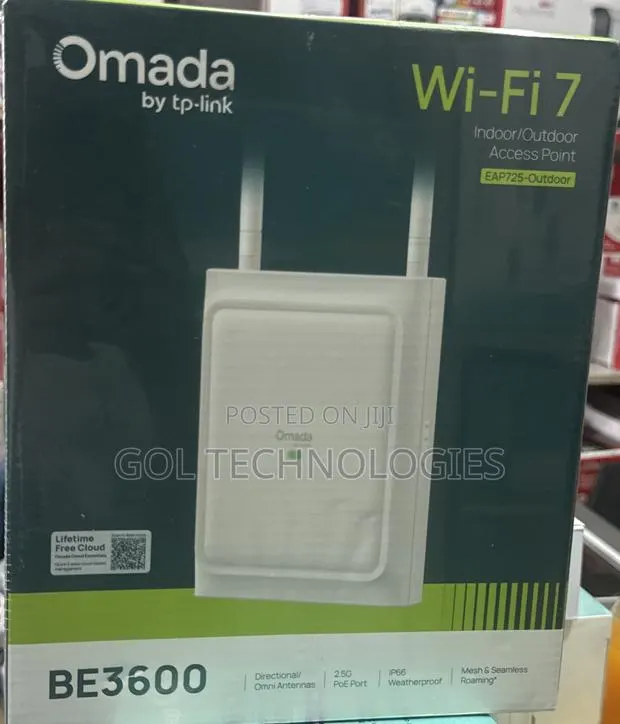 Omada TP-Link Wifi7 Indoor/Outdoor Access Point Eap725-Outdoor · Photo 1