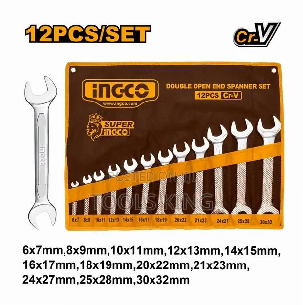 12pcs Double Open End Spanner - Hkspa2142 · Photo 1